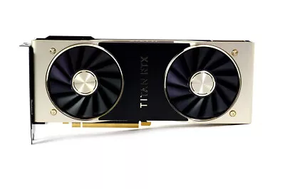 NVIDIA Titan RTX 24GB GDDR6 PCI Express 3.0 X16 Video Graphics Card • $299