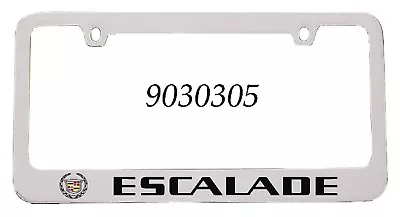 Cadillac Escalade Chrome Elite Series License Plate Soild Brass Never Rust  • $24.95