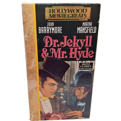 Dr Jeckyll And Mr Hyde VHS Horror 1920 John Barrymore Movie Martha Mansfield • $4.99