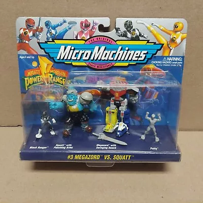 Power Rangers Micro Machines #3 1994 Megazord 4 Figure Pack New GALOOB • $12.99