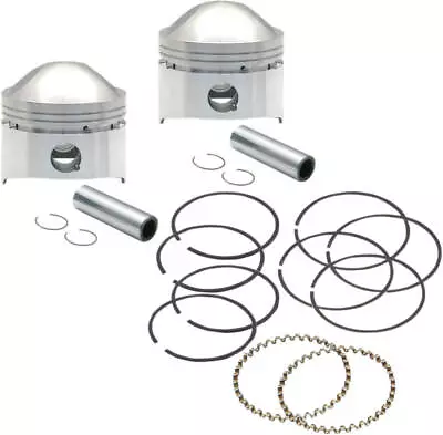 Piston Set Rings Harley 1936-1984 Big Twin Standard .791  S&S Cycle 106-5503 X9 • $348.34