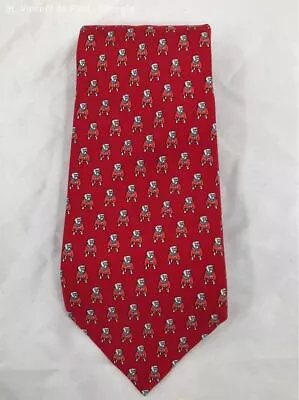 Men's Vineyard Vines Red UGA VI University Of Georgia Silk Tie USA Made • $9.99