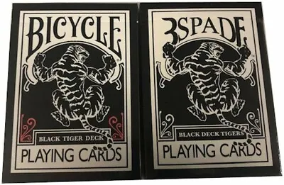 2pc 3SPADE GAFF DECK & BLACK TIGER Bicycle Ellusionist Playing Cards Magic Trick • $40