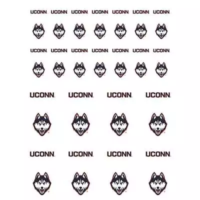 UConn Huskies Small Sticker Sheet - 2 Sheets • $9.99