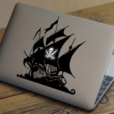 PIRATE SHIP Apple MacBook Decal Sticker Fits All MacBook Models • £4.99