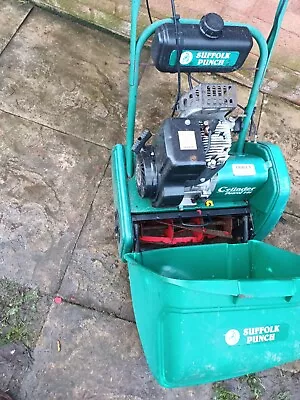 Qualcast Suffolk Punch 35s  Petrol Cylinder Lawnmower. Spares Or Repair  • £65