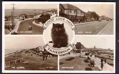 Multi-Views Of Tankerton Kent. 1950s Vintage Real Photo Postcard. Free Postage • £3.95