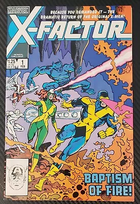 X-Factor #1  (Marvel 1986) NM+ (9.6) 1st Team App Orig Owner From New. Unread!  • $6.25