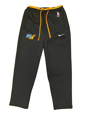 Nike Miami Heat Dri-FIT Showtime City Edition Pants Black Men’s Size Large • $108.97