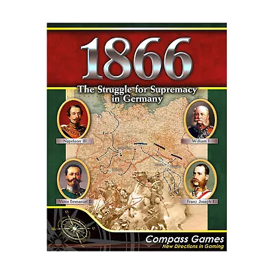 Compass Wargame 1866 - The Struggle For Supremacy In Germany Box SW • $70.95