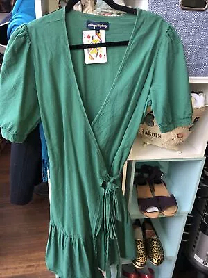 Princess Highway Green Wrap Dress Size 12 • $49