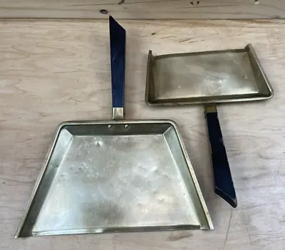 Vintage Brass Butler Crumb Or Ash Catcher Dust Pan Lot Of 2 • $11.99