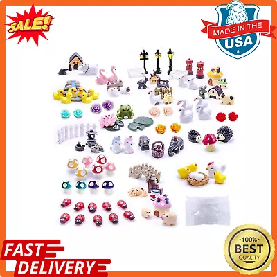 Dracarys Selected 100 Pcs Fairy Garden Accessories Fairy Garden Kit Miniature • $22.99