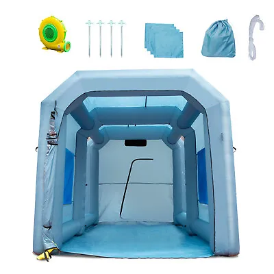 VEVOR Inflatable Spray Booth Car Paint Tent 13x10x9ft Filter System Blower 950W. • $263.99