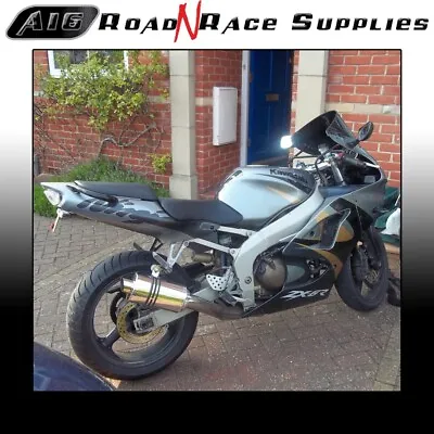 Kawasaki ZX6R ZX636 1998-2003  A16 Stubby Stainless Exhaust (sl) • £124.99