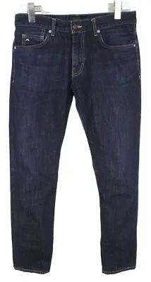 J. LINDEBERG Jeans Men's W32/L30 Whiskers Faded Tapered Fit Zip Fly Dark • $46.94