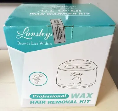 $24.99 • Buy Lansley Professional All-Over Wax Warmer Hair Removal Kit Brand New