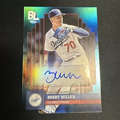 Bobby Miller 2024 Topps Big League Blue Foil AUTOGRAPH #BLA-BMI • $60