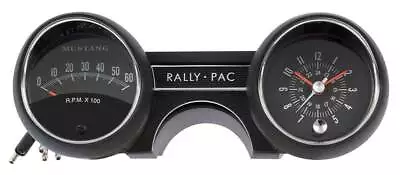 1965 Mustang; V8; 6000 RPM; Rally Pac Gauge Set; Black • $494.89