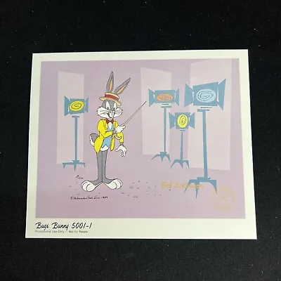 Vintage Bugs Bunny Illustrated Promotional Photo 6”x5” Bob Mckimson 5001-1 • $46