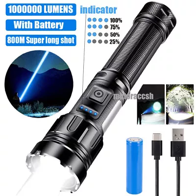 Lamparas De Mano Flashlight Led Linternas Alta Potencia 1000000 Lumens Potente • $15.19