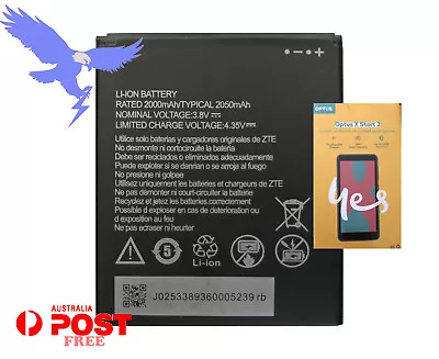 Replace Battery For Optus X Start 2 ZTE P500 • $24.98