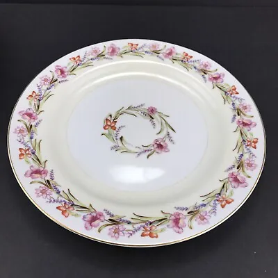 Set Of 4 Aladdin Garland 10 In Dinner Plates Made In Occupied Japan Pink Flowers • $24.97