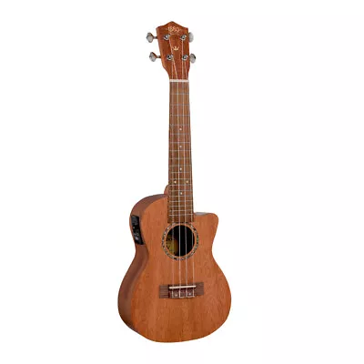 1880 Ukulele Co. 100 Series Concert Ukulele - Cutaway Electric Acoustic (Natural • $209.99