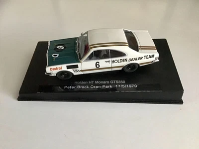 $65 • Buy 1/43 Holden Monaro HDT Peter Brock Oran Park 17/5/1970  CUSTOM Code3 Biante 1of1