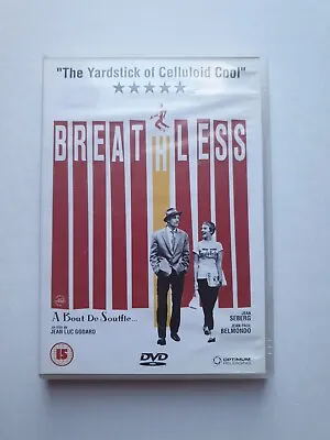 £5.99 • Buy Breathless - Jean-Paul Belmondo, Jean Seberg, Jean Luc Godard - DVD