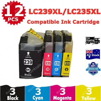 12X Ink Cartridge LC239XL LC235XL LC239 XL For Brother MFC-J5320DW MFC-J5720DW • $35