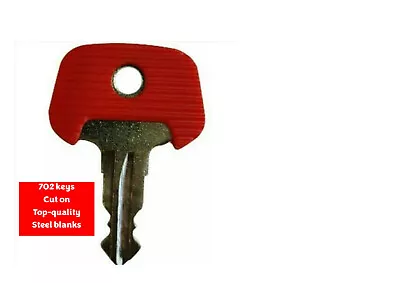 £3.49 • Buy JUNGHEINRICH 702 STAPLER KOMATSU RED TOP REACH TRUCK PALLET PLANT SPARE KEY  X 1