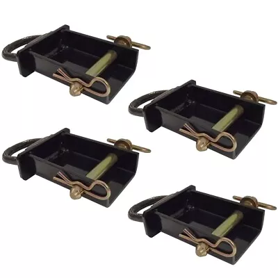 New Removable Stake Pocket D-Ring Pack Of Four (4) Adds Trailer Tie-Down Points • $61.99