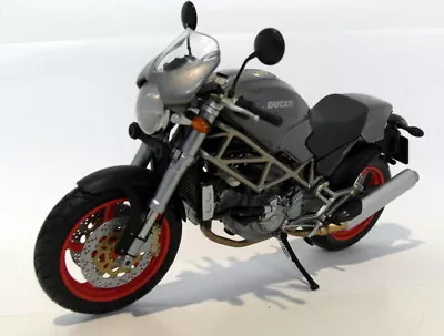 Minichamps 1/12 Scale Diecast - 122 120121 Ducati Monster S4 Metallic Grey • $132.99