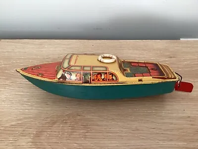 VINTAGE ARNOLD ( German ) CLOCKWORK 11” MODEL BOAT. Rare  • $245