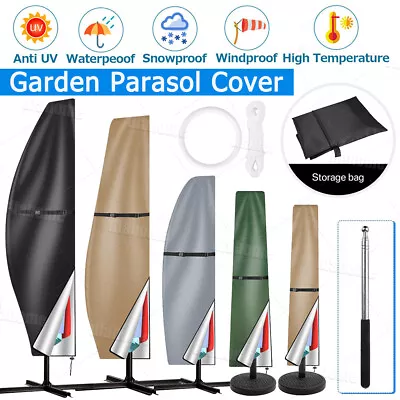 Parasol Banana Umbrella Cover Waterproof Cantilever Outdoor Garden Patio Shield • £7.99