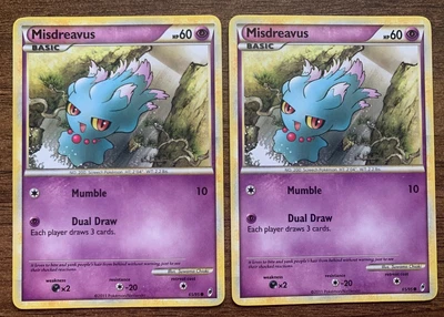 £1.29 • Buy MISDREAVUS 65/95 Call Of Legends Set - Pokemon Cards X 2