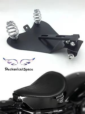 3  Solo Spring Mounting Kit W/ Seat Baseplate Bracket For Harley Bobber Chopper • $45.98