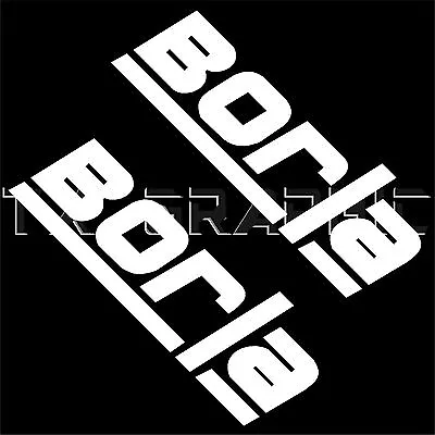 Decals For Borla Logo Exhaust Vinyl Sticker Muffler Header Induction System • $4.45