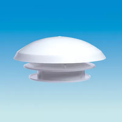 £12.60 • Buy Caravan Motorhome Mushroom Roof Free Flow Of Air Vent & 80 Mm Connector 900035