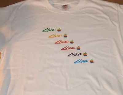 £28.64 • Buy Apple Rainbow Logo Apple Lisa  6 Lisas  T-shirt - 3XL +