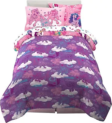 My Little Pony  Friendship & Ponies  Kids Reversible Bed Set - AB09W6BP6MW5 • $124.95