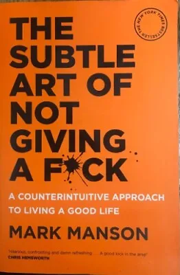 $14.95 • Buy Book Mark Manson The Subtle Art Of Not Giving A F*ck