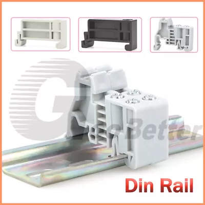 Wiring Terminal Universal DIN Rail Compact Mini Push-in Connectors Blocks Lever • $8.09