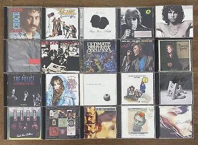 Lot Of 20 Classic Rock CD’s Used The Doors The Police Bon Jovi Alan Parsons • $19.99