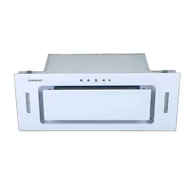 White 75cm Energy A+ Canopy Cooker Hood BUGL750WH Built-in Glass Extractor Fan • £199.99