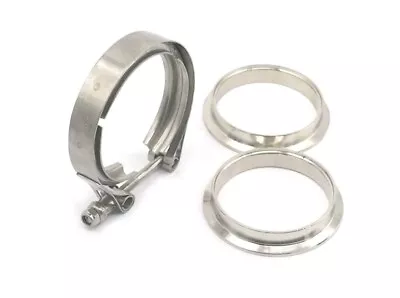 $12.95 • Buy 2.5 Inch Turbo Intake Downpipe Exhaust Stainless V-band Clamp/ss Flange 2-1/2