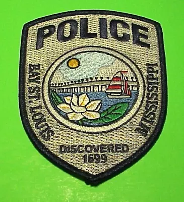 Bay St. Louis  Mississippi  Discovered 1699  Ms  4 3/4   Police Patch • $8