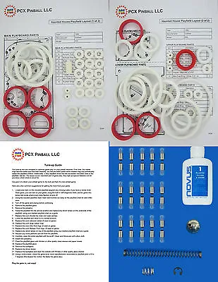 1982 Gottlieb Haunted House Pinball Tune-up Kit - Includes Rubber Ring Kit • $43.45