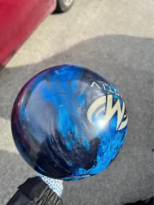 Motiv Blue Bowling Ball With Black Carrying Bag - Open Box • $70